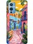 Oneplus 9 Uyumlu Renkli Sanat Sokak Silikon Kılıf 1