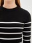 Yeni Sezon Bisiklet Yaka Çizgili Kadın Triko Elbise 3