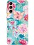 Samsung Galaxy S21 Uyumlu Kelebekler ve Çiçekler Baskılı Silikon Kılıf 1
