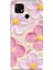 Redmi 10C - Poco C40 Uyumlu Pembe Beyaz Çiçekler Sulu Boya Baskılı Silikon Kılıf 1
