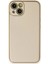 iPhone 14 Plus Kılıf Coco Deri Silikon Kapak - Gold 1