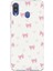Samsung Galaxy M20 Uyumlu Fiyonklar ve Pembe Kalpler Baskılı Silikon Kılıf 1