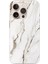 iPhone 16 Pro Max Uyumlu Beyaz Mermer Baskılı Silikon Kılıf 1