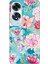 Oppo A60 Uyumlu Kelebekler ve Çiçekler Baskılı Silikon Kılıf 1