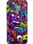 Huawei Y5P Uyumlu Psikodeli Renkli Canavarlar Baskılı Silikon Kılıf 1