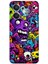 Oppo A3 Uyumlu Psikodeli Renkli Canavarlar Baskılı Silikon Kılıf 1