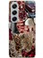 Tecno Camon 40 Pro Uyumlu Leopar Kırmızı Vibes Baskılı Silikon Kılıf 1