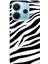 Redmi Note 14 4g Uyumlu Zebra Tasarımlı Baskılı Silikon Kılıf 1