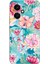 Honor 400 Uyumlu Kelebekler ve Çiçekler Baskılı Silikon Kılıf 1