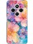 Redmi 14C Uyumlu Renkli Çiçekler Sulu Boya Baskılı Silikon Kılıf 1