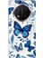 Honor Magic 7 Lite Uyumlu Mavi Kelebekler Baskılı Silikon Kılıf 1