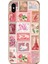 iPhone Xs Max Uyumlu Pembe Posta Pulları Baskılı Silikon Kılıf 1