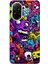 Redmi A5 Uyumlu Psikodeli Renkli Canavarlar Baskılı Silikon Kılıf 1