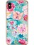 iPhone Xs Max Uyumlu Kelebekler ve Çiçekler Baskılı Silikon Kılıf 1
