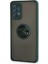 Samsung Galaxy A72 Kılıf Montreal Yüzüklü Silikon Kapak - Yeşil 2