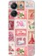 Redmi 13C - Poco C65 Uyumlu Pembe Posta Pulları Baskılı Silikon Kılıf 1