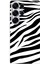 Samsung Galaxy S25 Ultra Uyumlu Zebra Tasarımlı Baskılı Silikon Kılıf 1