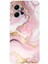 Redmi Note 12 4g Uyumlu Pembe Mermer Baskılı Silikon Kılıf 1