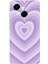 Tecno Spark Go 1 Uyumlu Mor Kalp Dalgalar Tasarımlı Baskılı Silikon Kılıf 1