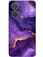 Redmi Note 13 Pro Plus 5g Uyumlu Ametist Taşı Mor Mermer Baskılı Silikon Kılıf 1