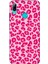 Huawei P Smart 2019 Uyumlu Pembe Leopar Tasarımlı Baskılı Silikon Kılıf 1