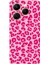 Tecno Spark 20 Pro Uyumlu Pembe Leopar Tasarımlı Baskılı Silikon Kılıf 1