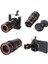 Pilelistore 8X18 Zoom Teleskop Telefon Kamera Lensi Mini El Dürbünü 1
