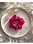 Kadın Saten Toka - Büyülü Fuşya – Tekli Lüks Lastik Model Scrunchie 1