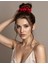 Kadın Saten Toka - Kızıl Miras – Tekli Lüks Lastik Model Scrunchie 2