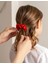 Çocuk Saten Toka - Kızıl Miras – Tekli Lüks Lastik Model Scrunchie 3