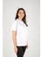 Kadın Basic Tshirt Bisiklet Yaka Loose Fit 3