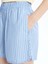 Yeni Sezon Beli Lastikli Çizgili Kadın Şort 3