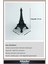 Eiffel Kulesi 3D Tasarım Dekoratif Biblo, Hediyelik ve Ev Ofis Için Şık Aksesuar 4
