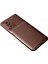 Xiaomi Poco F3 Kılıf Auto Focus Karbon Kapak - Kahverengi 2