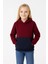 Kız Çocuk Kapüşonlu Kanguru Çepli Parçalı Sweatshirt - Renkli 1