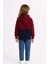 Kız Çocuk Kapüşonlu Kanguru Çepli Parçalı Sweatshirt - Renkli 2