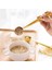 ® Mandallı Kahve Ölçü Kaşığı Gold Çok Fonksiyonlu Paslanmaz Çelik Kaşık 3