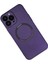 iPhone 14 Pro Kılıf Jack Magneticsafe Lens Silikon - Mor 3