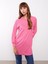 Yeni Sezon Bisiklet Yaka Nakışlı Uzun Kollu Kadın Tunik 1