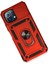 Xiaomi Mi 11 Lite Kılıf Pars Lens Yüzüklü Silikon - Kırmızı 3