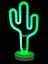 Mdb Neon Işıklı Kaktüs Masa Gece Lambası 1