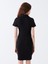 Yeni Sezon Polo Yaka Düz Kısa Kollu Kadın Bodycon Elbise 4