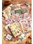 Vintage Journal Defter Hediye Seti, 153 Parça Scrapbook Set (Flower Serisi) 1