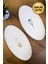 Porselen Natura Karma Altın Yaldızlı Oval Kayık 32,50X17X2,50CM 2 Parça 2