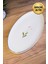 Porselen Natura Çuha Altın Yaldızlı Oval Kayık 32,50X17X2,50CM Tekli 2