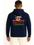 Kapüşonlu Merry Christmas Noel Geyiği Cep ve Sırt Baskılı Unisex Sweatshirt 2