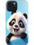 iPhone 15 Uyumlu Kılıf Desenli Kapak Renkli Tpu Uv Panda 1