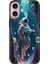 iPhone 16 Kılıf Silikon Desenli Kalıplı Case Astronot 1