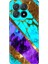 Xiaomi Poco X6 Pro Kılıf Renkli Esnek Silikon Nezih Mermer 1