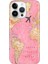 iPhone 16 Pro Max Kılıf Silikon Desenli Baskılı Cover Map 1